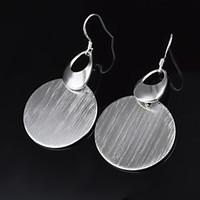 Titanium Steel Earring Drop Earrings Wedding/Party 2pcs