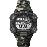 TIMEX EXPEDITION MEN\'S Indiglo Base Shock Alarm Chronograph Watch