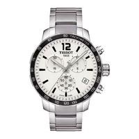 Tissot Quickster chronograph men\'s stainless steel bracelet watch