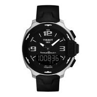 tissot t race touch black strap watch