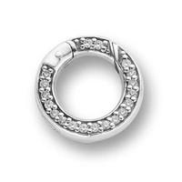 ti sento ring silver and white cubic zirconia clip