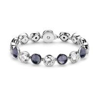 ti sento bracelet silver and round cubic zirconia