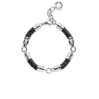 ti sento bracelet silver and leather