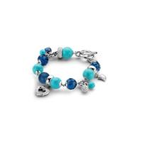 ti sento bracelet silver beads and charms