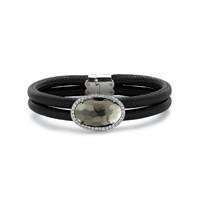 Ti Sento Bracelet White And Black Cubic Zirconia on Leather