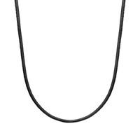 Ti Sento Necklace 90cm Black Leather
