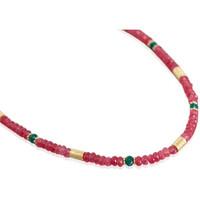 Tityaravy Maalai Necklace 48031 women\'s Necklace in pink