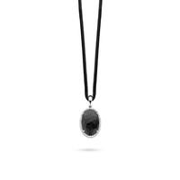 Ti Sento Pendant Silver And Black Oval