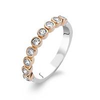 Ti Sento Ring Rose Gold And Silver