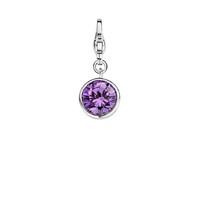 Ti Sento Charm Charming Purple Rock Star