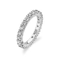Ti Sento Ring Silver And White Cubic Zirconia Eternity