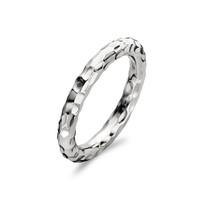 Ti Sento Ring Silver Hammered Effect