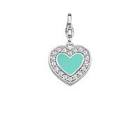 ti sento charm charming turquoise heart