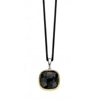 Ti Sento Pendant Black Zirconia Yellow Gold