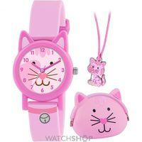 Tikkers Cat Purse and Necklace Gift Set Watch ATK1020
