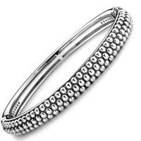 Ti Sento Ladies Oxidised Silver Bubble Bangle 2673SI