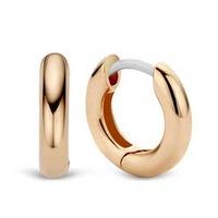 ti sento rose gold plated small hoop earrings 7210rs