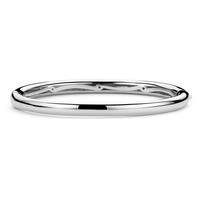 ti sento ladies silver bangle 2640si