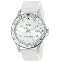 Timex Unisex White Rubber Strap Watch T2P030