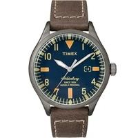 Timex Waterbury Mens Leather Strap Watch TW2P83800