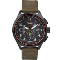 Timex Intelligent Quartz Mens Olive Strap Watch T2P276AU