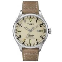 Timex Waterbury Mens Leather Strap Watch TW2P83900