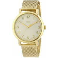 Timex Originals Unisex Gold Mesh Bracelet Watch T2N598