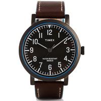 timex originals mens black outlined watch t2p506