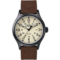 timex mens brown expedition scout watch t49963