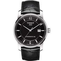 tissot mens titanium automatic strap watch t0874074605700