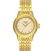Tissot Ladies Carson Gold Plated Bracelet Watch T085.210.33.021.00
