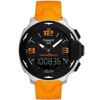 Tissot Unisex T-Race Orange Strap Watch T081.420.17.057.02