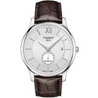 Tissot Mens Brown Leather Strap Watch T0634281603800