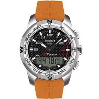 tissot mens t touch titanium chronograph watch t0474204720701