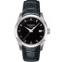 Tissot Ladies Couturier Black Leather Strap Watch T035.210.16.051.00