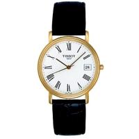 Tissot Mens Gold Plated Classic Strap Watch T52.5.421.13