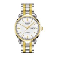 tissot mens two tone watch t0654302203100