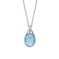 Ti Sento Silver Blue Crystal Pendant 3862WB/42