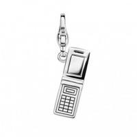 Ti Sento Ladies Silver Cubic Zirconia Mobile Phone Charm 8300ZI