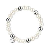 Ti Sento Ladies Silver Pearl Bracelet 2657PW