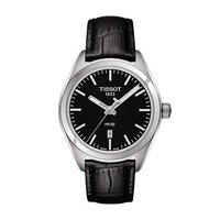 tissot ladies pr100 black date detail watch