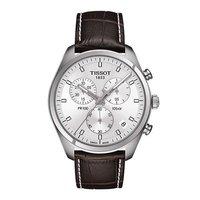 Tissot Gents PR100 Chronograph Brown Leather Watch