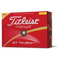 Titleist 2016 DT Truesoft Golf Balls - Yellow - Dozen
