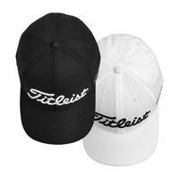 Titleist Dobby Tech Golf Cap - Black / White - Small / Medium