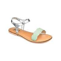 TKD Girls Scalloped Bar Sandals