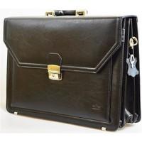 tmc naturalleather 4922 mens briefcase in black