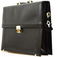 tmc naturalleather 4927 mens briefcase in black