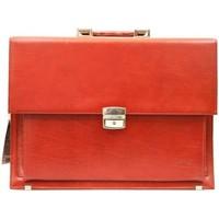 tmc naturalleather 2586 mens briefcase in red