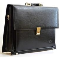 tmc naturalleather 2589 mens briefcase in black