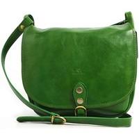 Tmc Naturalleather 9273 women\'s Shoulder Bag in Green